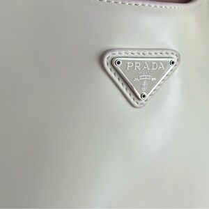 COPY: Prada “Cleo” Shoulder Bag, Cream